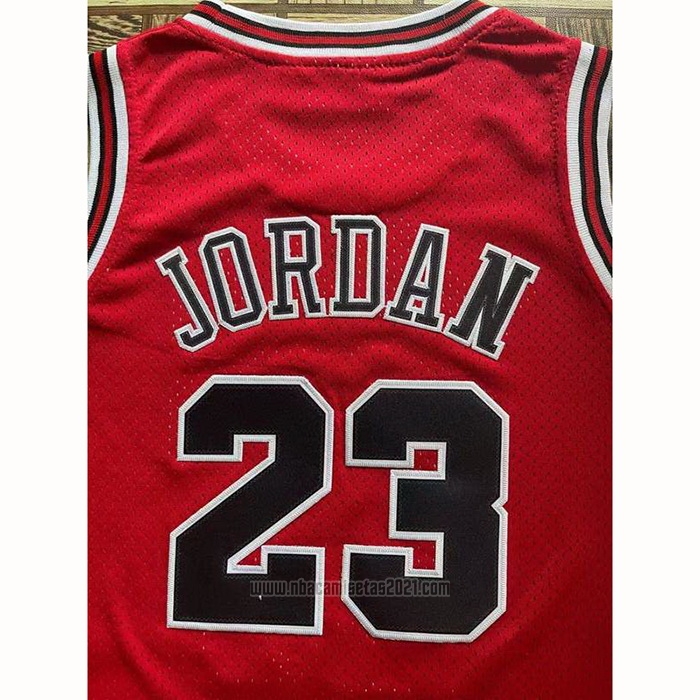 Camiseta Nino Chicago Bulls Michael Jordan #23 Mitchell & Ness 1997-98 Rojo